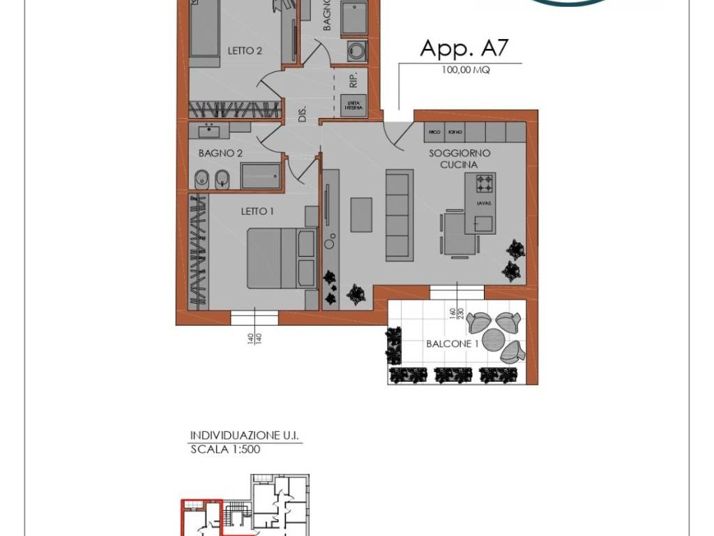 appartamento in vendita a Piacenza in zona Stadio