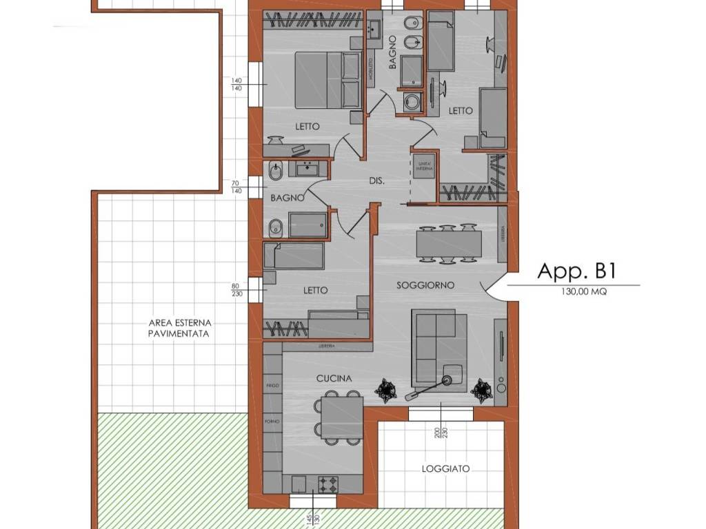 appartamento in vendita a Piacenza