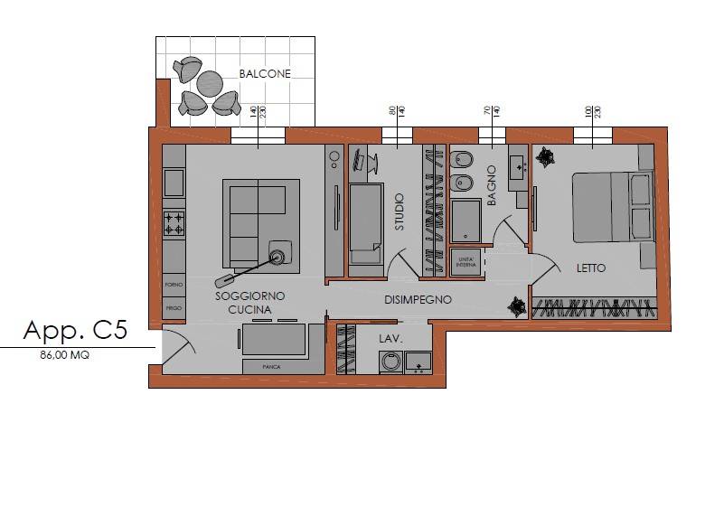 appartamento in vendita a Piacenza in zona Stadio