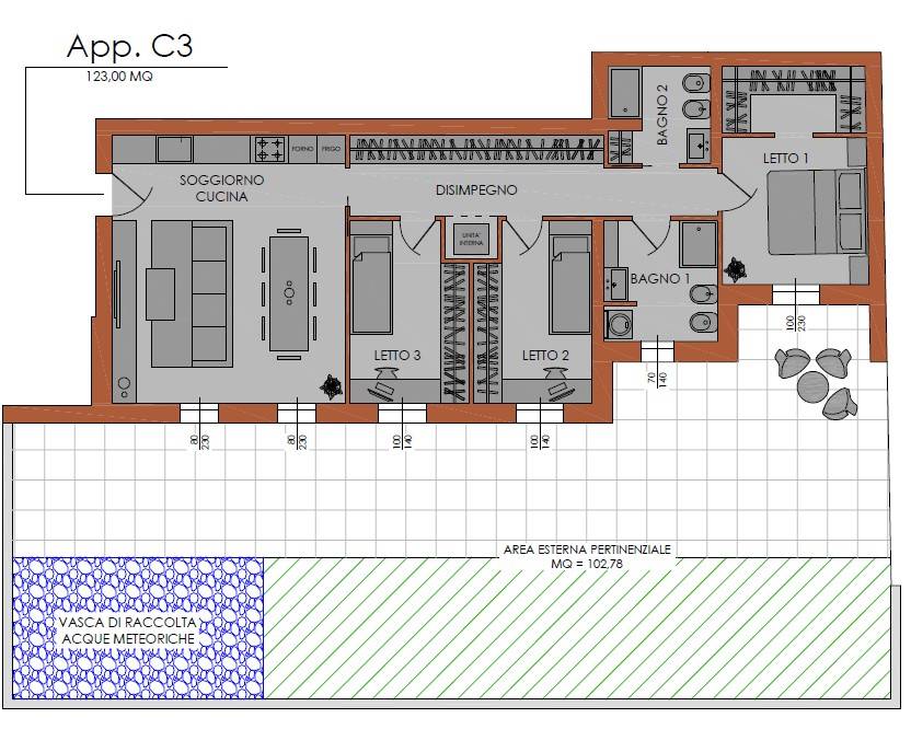 appartamento in vendita a Piacenza in zona Stadio