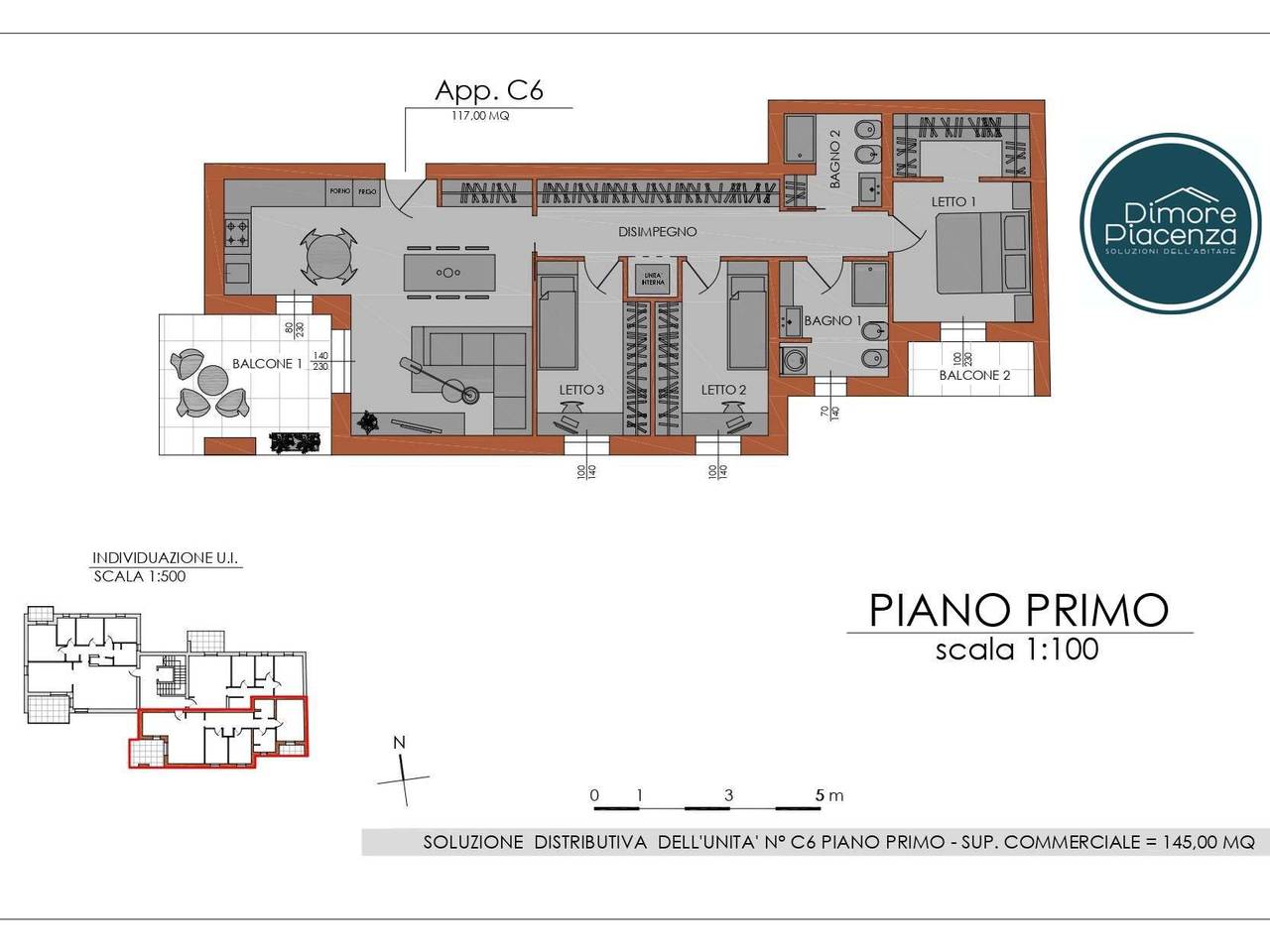 appartamento in vendita a Piacenza in zona Stadio