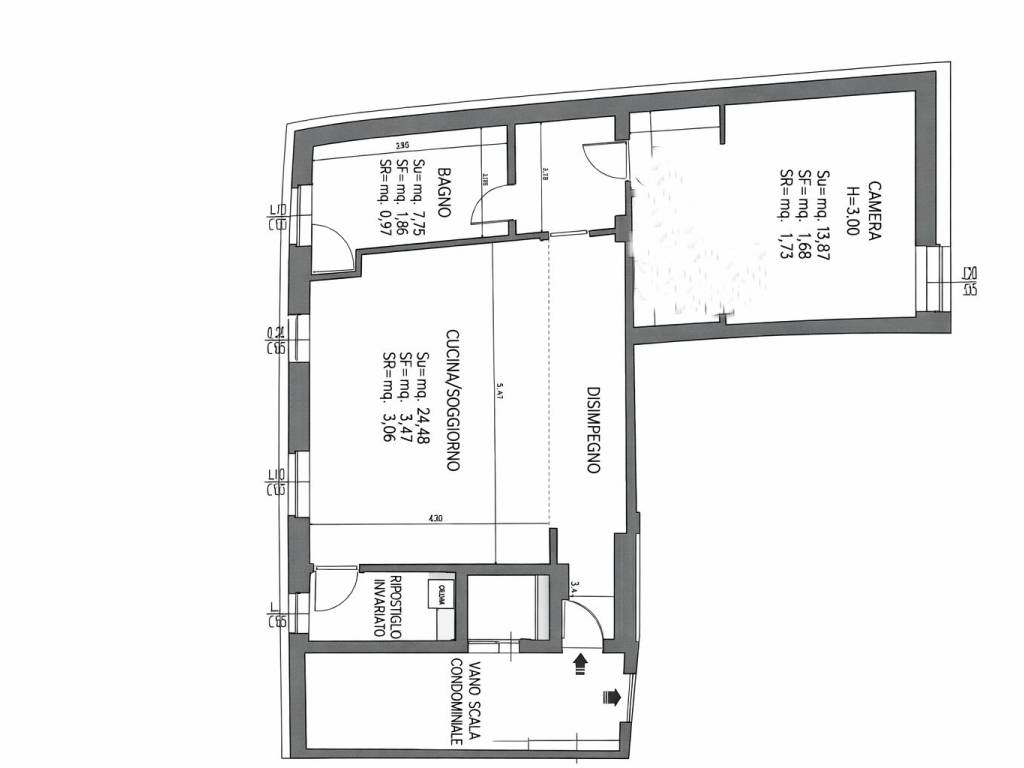 appartamento in vendita a Piacenza in zona Quarto