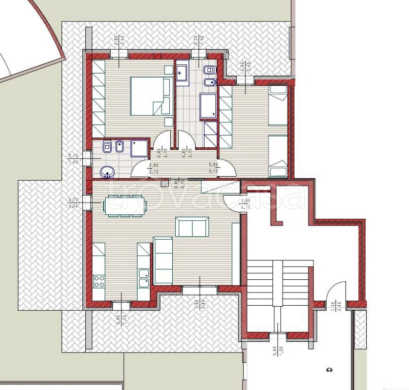 appartamento in vendita a Piacenza in zona Stadio