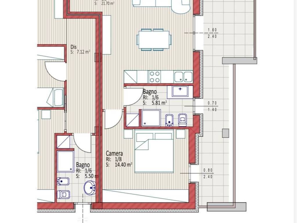 appartamento in vendita a Piacenza in zona Stadio