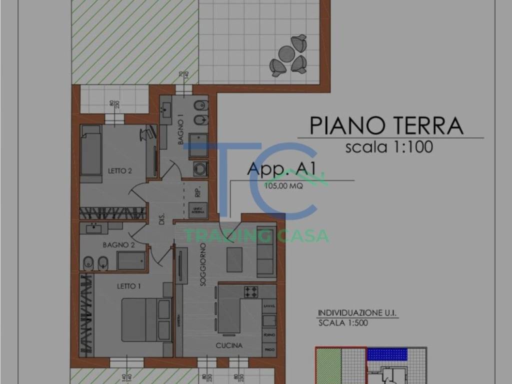 appartamento in vendita a Piacenza in zona Stadio