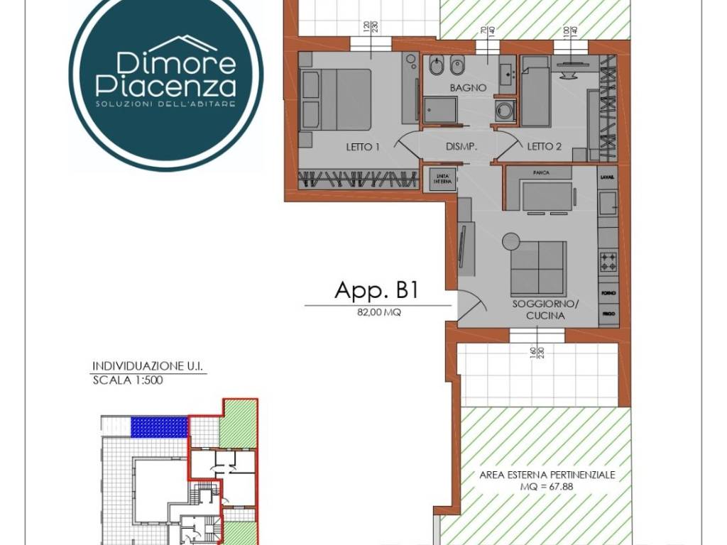 appartamento in vendita a Piacenza in zona Stadio