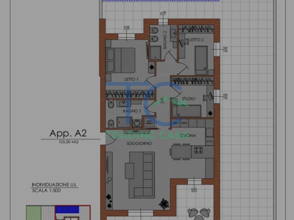 appartamento in vendita a Piacenza in zona Stadio