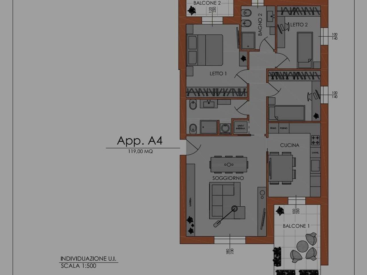 appartamento in vendita a Piacenza in zona Stadio