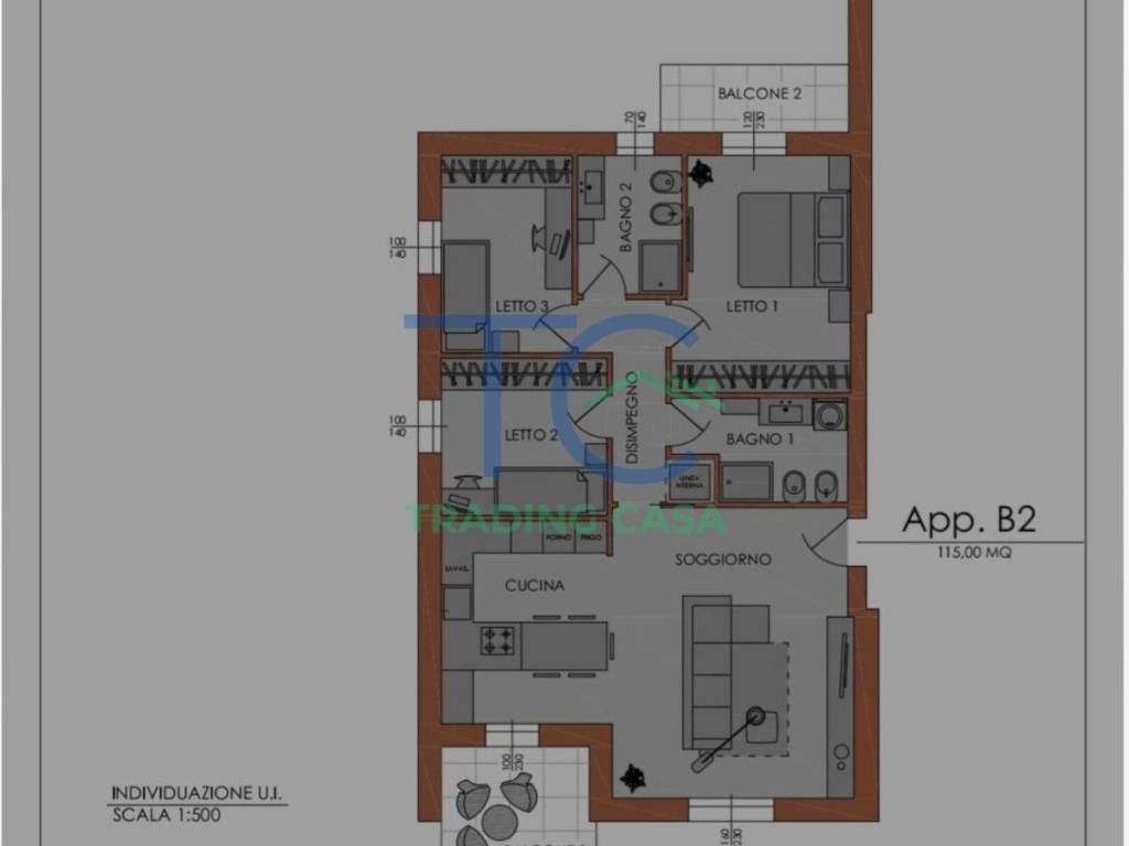 appartamento in vendita a Piacenza in zona Stadio