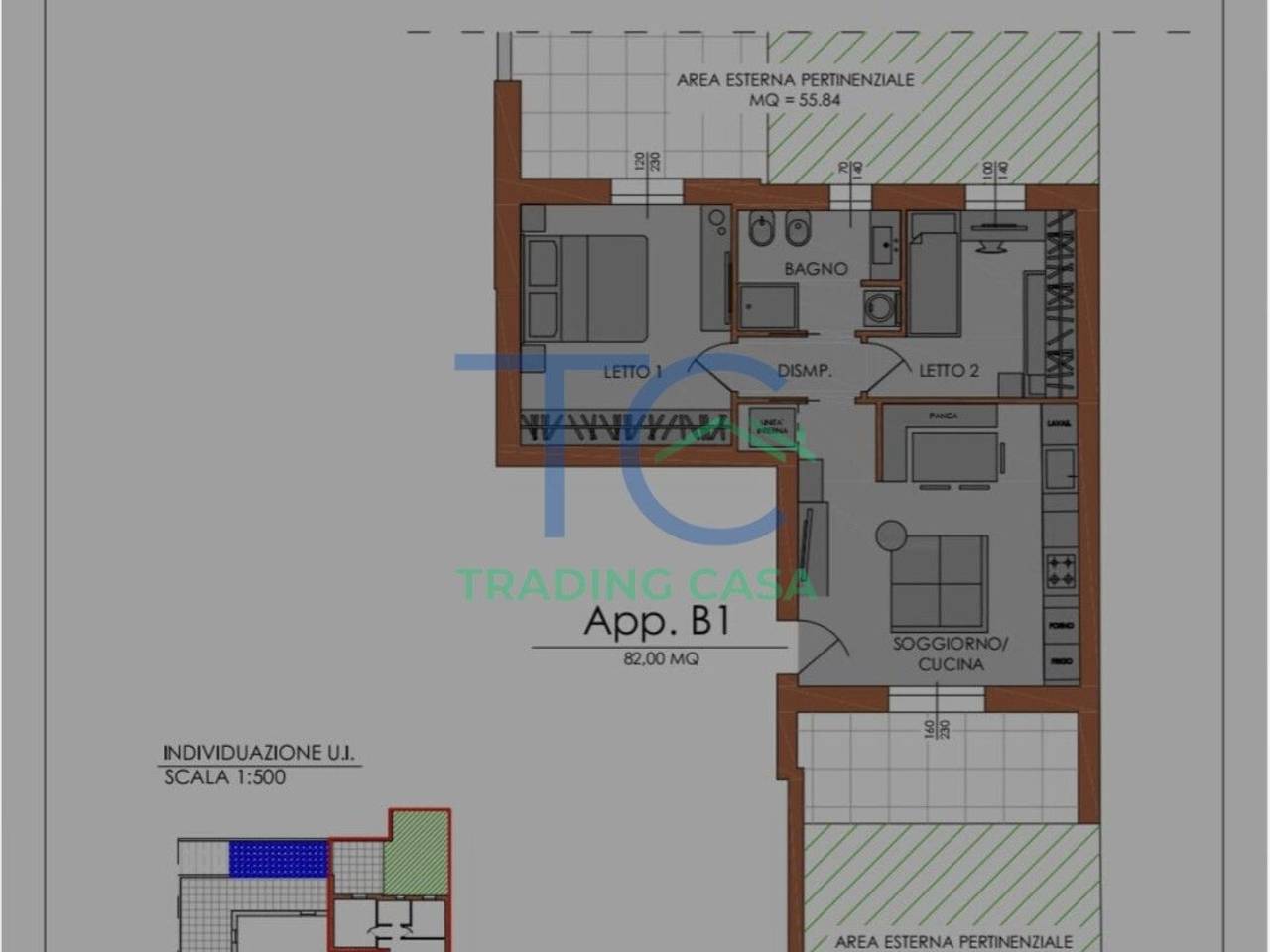 appartamento in vendita a Piacenza in zona Stadio