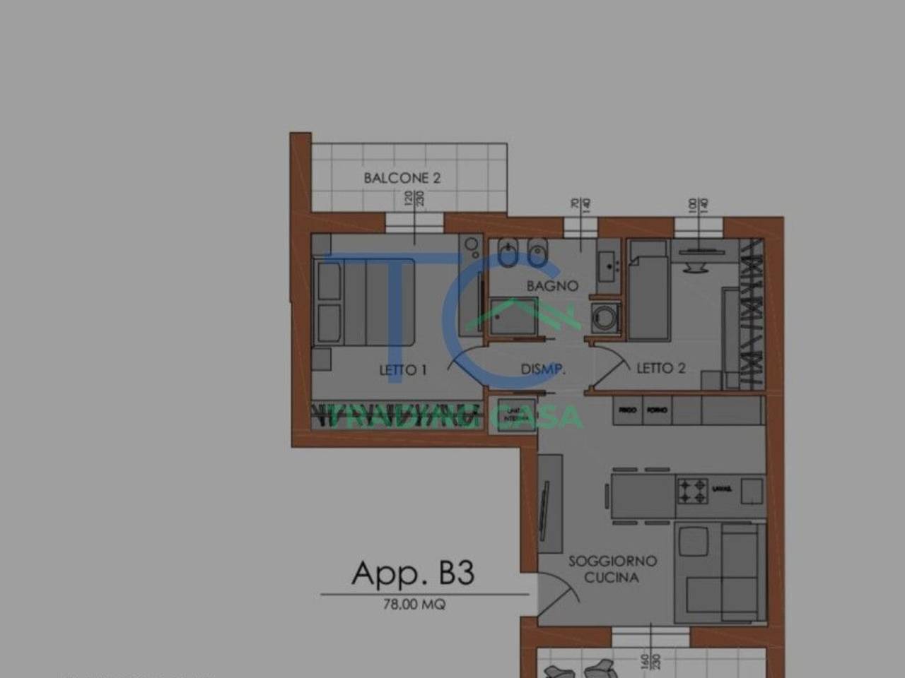 appartamento in vendita a Piacenza in zona Stadio