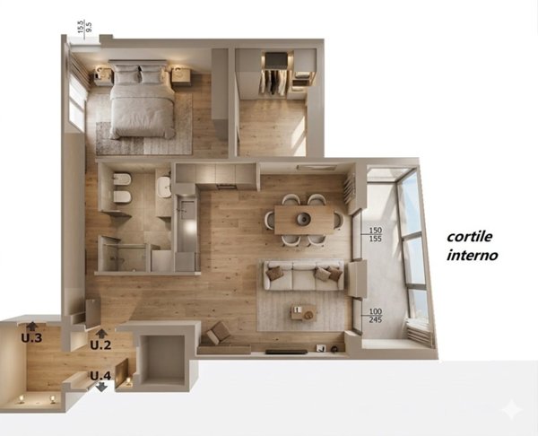 appartamento in vendita a Piacenza in zona Centro Storico