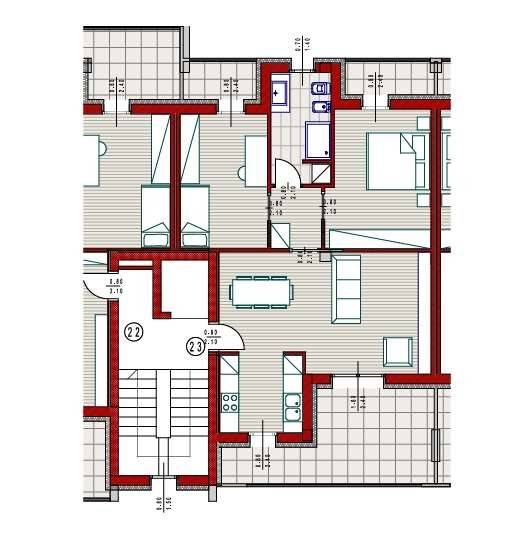 appartamento in vendita a Piacenza in zona Stadio
