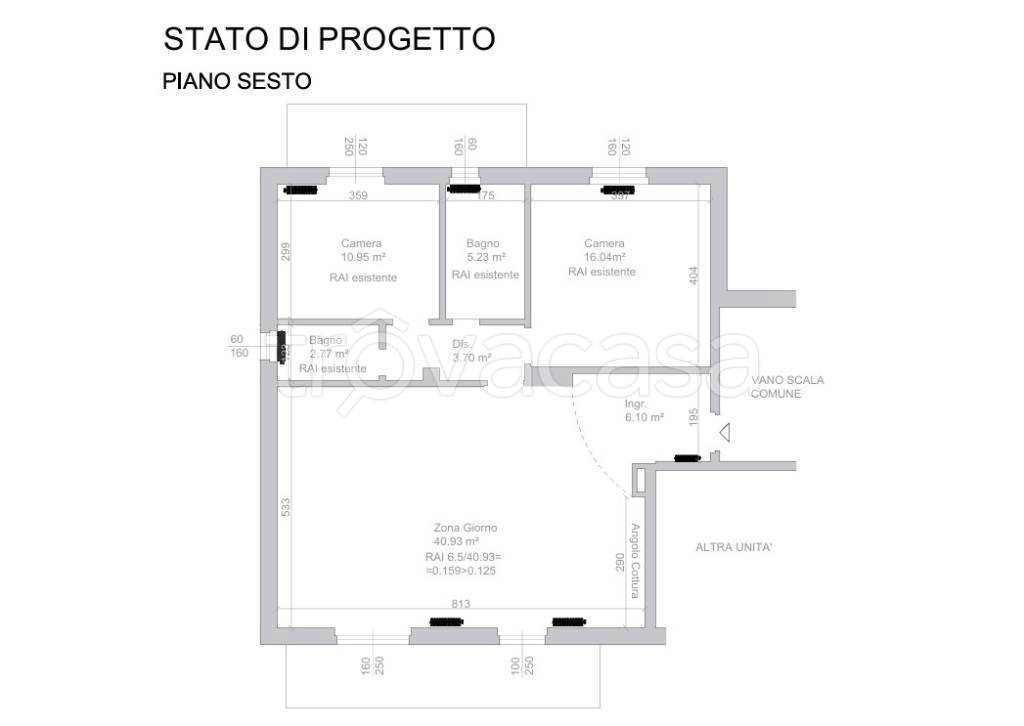 appartamento in vendita a Piacenza in zona Stadio