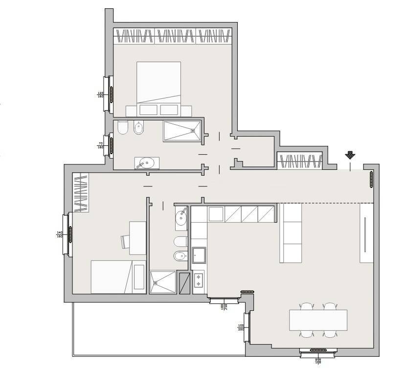 appartamento in vendita a Piacenza in zona Belvedere / Quartiere Duemila