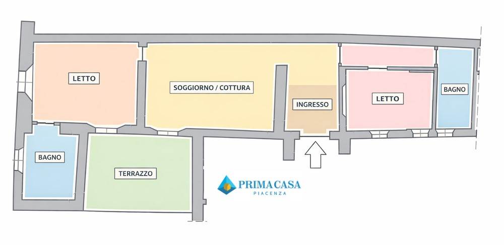 appartamento in vendita a Piacenza in zona Centro Storico