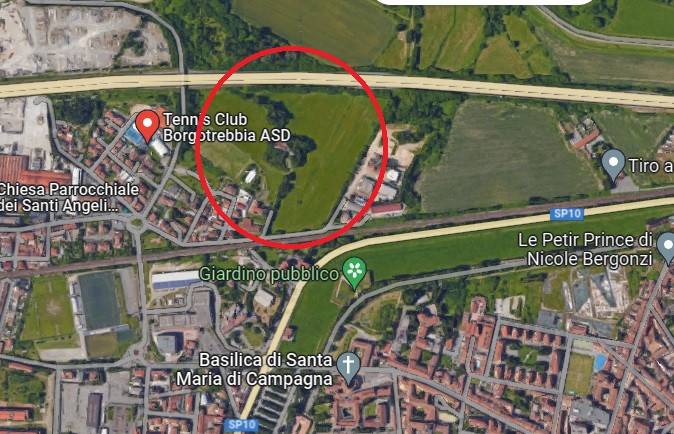 terreno agricolo in vendita a Piacenza in zona Borgotrebbia