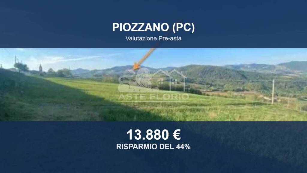 terreno agricolo in vendita a Piozzano in zona San Gabriele