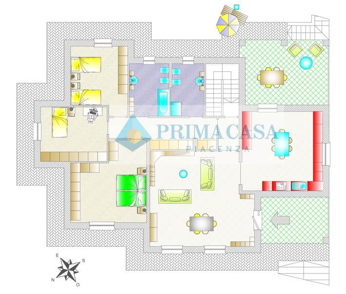 casa indipendente in vendita a Podenzano in zona Altoè