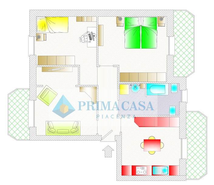 appartamento in vendita a Rivergaro