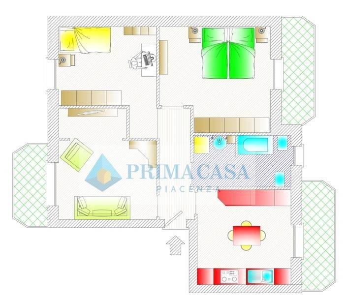 appartamento in vendita a Rivergaro