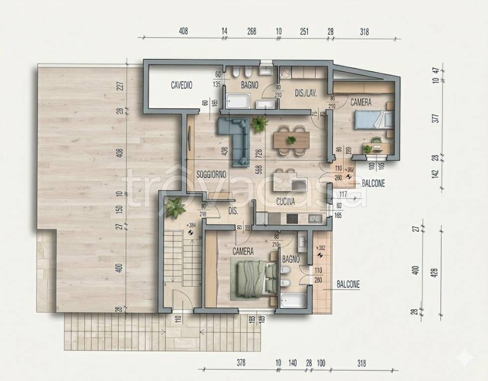 appartamento in vendita a Rivergaro