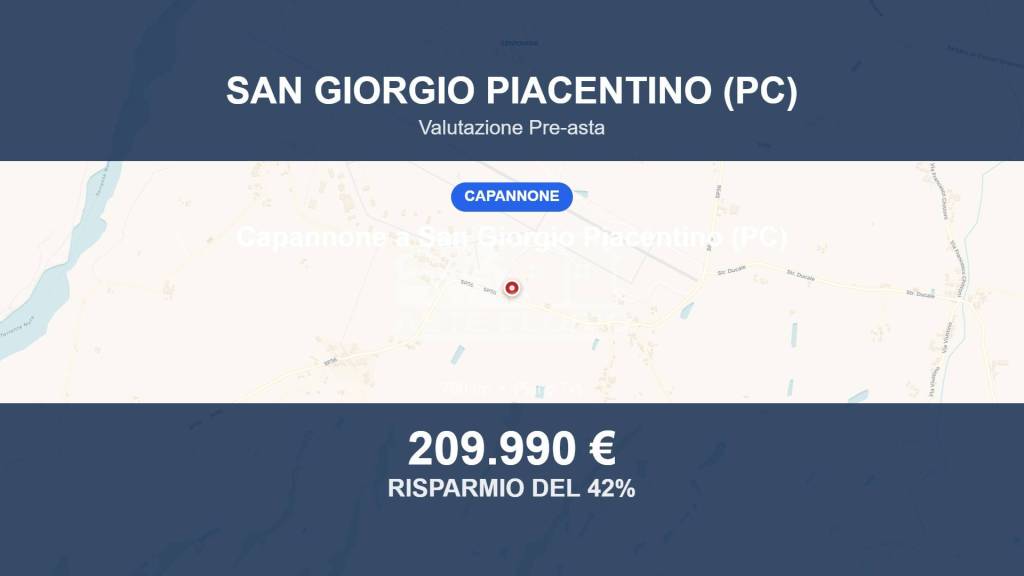 locale commerciale in vendita a San Giorgio Piacentino in zona Godi