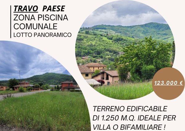 terreno edificabile in vendita a Travo