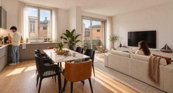 appartamento in vendita a Fidenza in zona Monfestone
