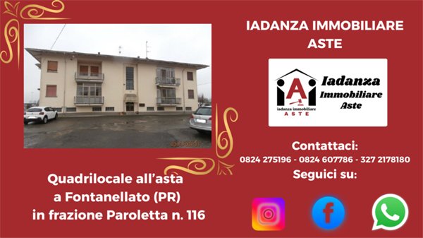 appartamento in vendita a Fontanellato in zona Paroletta