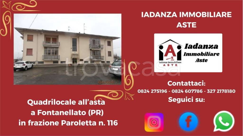 appartamento in vendita a Fontanellato in zona Paroletta