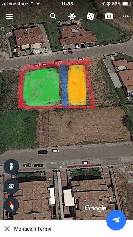 terreno edificabile in vendita a Montechiarugolo in zona Monticelli Terme