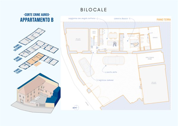 appartamento in vendita a Noceto
