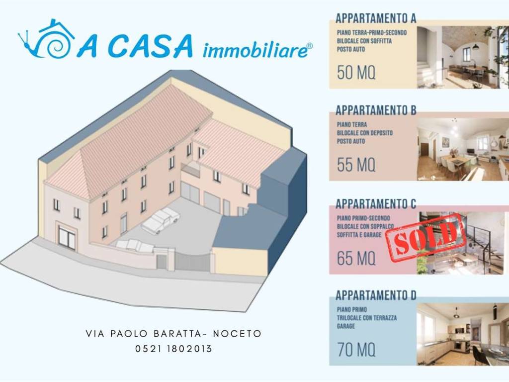 appartamento in vendita a Noceto