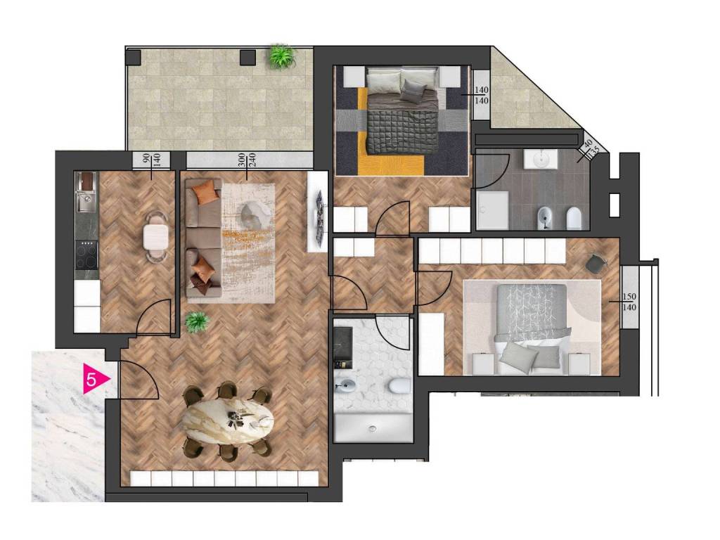 appartamento in vendita a Parma