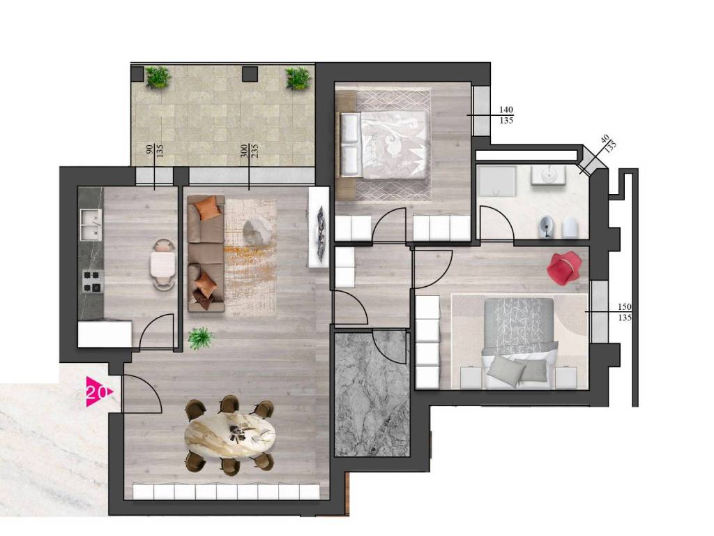 appartamento in vendita a Parma