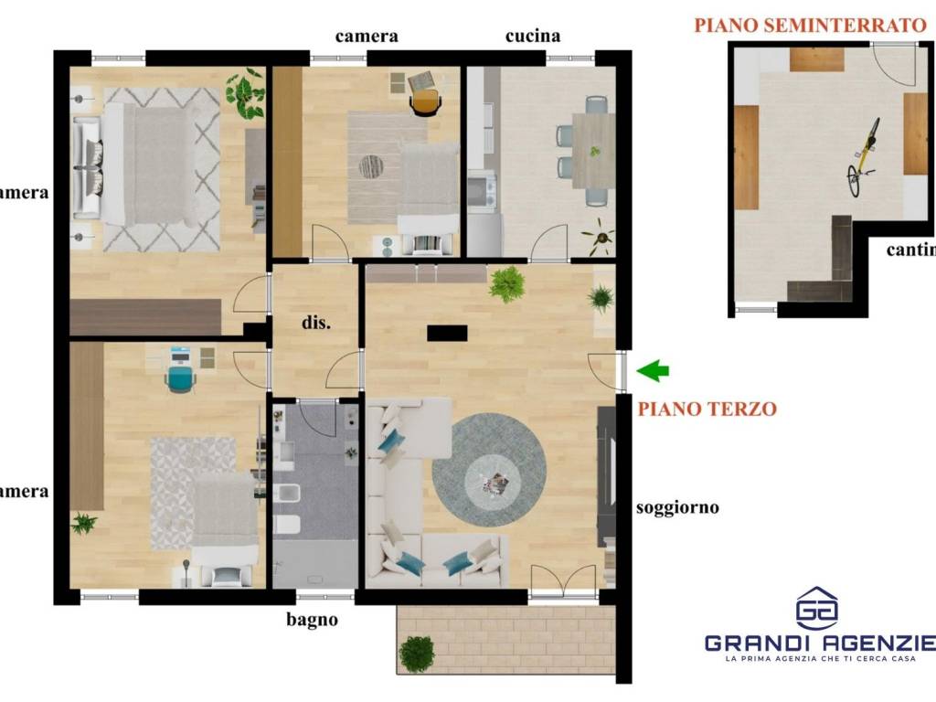 appartamento in vendita a Parma in zona Montanara