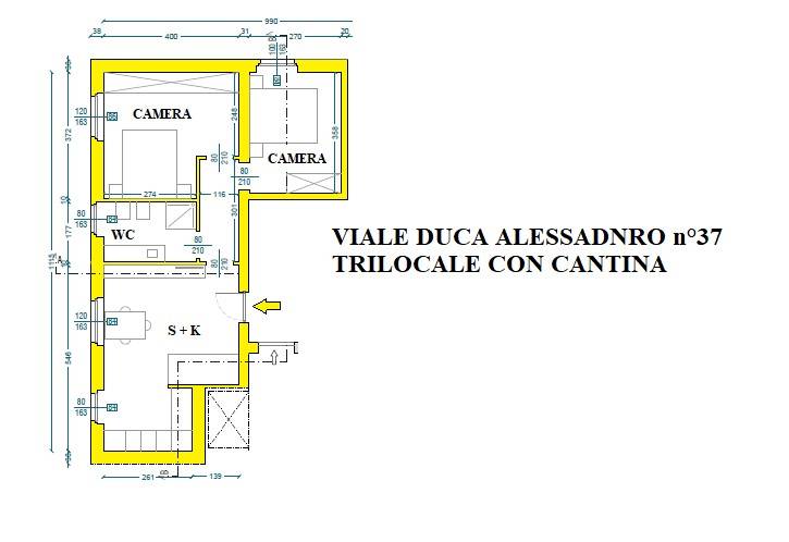 appartamento in vendita a Parma in zona Cittadella