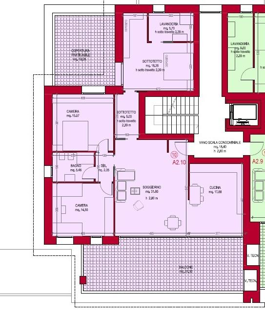 appartamento in vendita a Parma in zona Molinetto