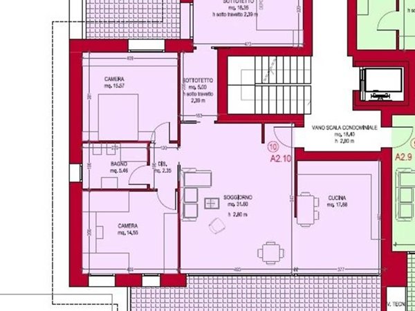 appartamento in vendita a Parma in zona Molinetto