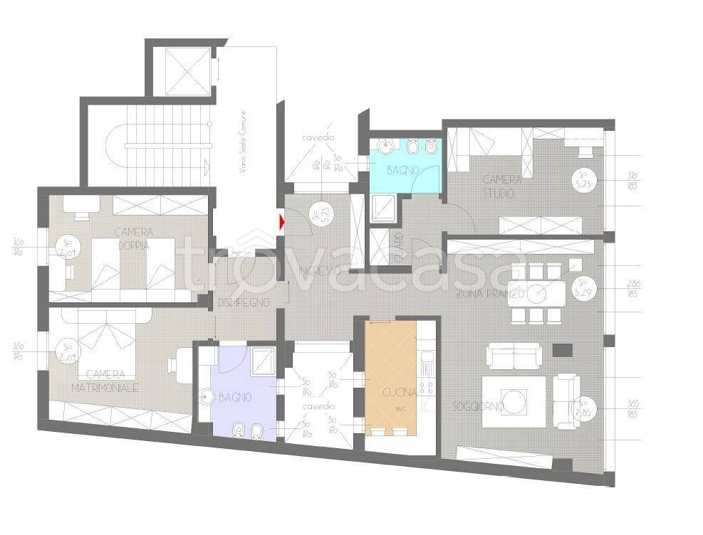 appartamento in vendita a Parma in zona Centro Storico