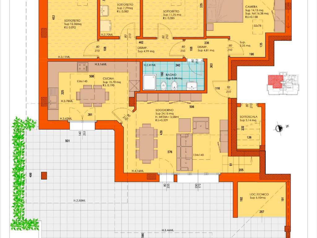 appartamento in vendita a Parma in zona Cittadella