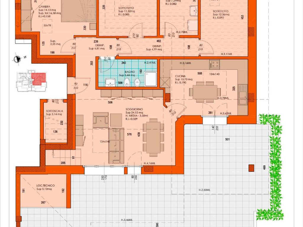 appartamento in vendita a Parma in zona Cittadella