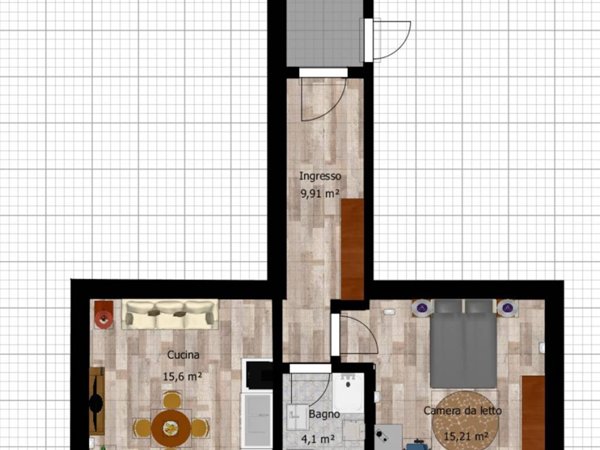 appartamento in vendita a Parma in zona Pablo