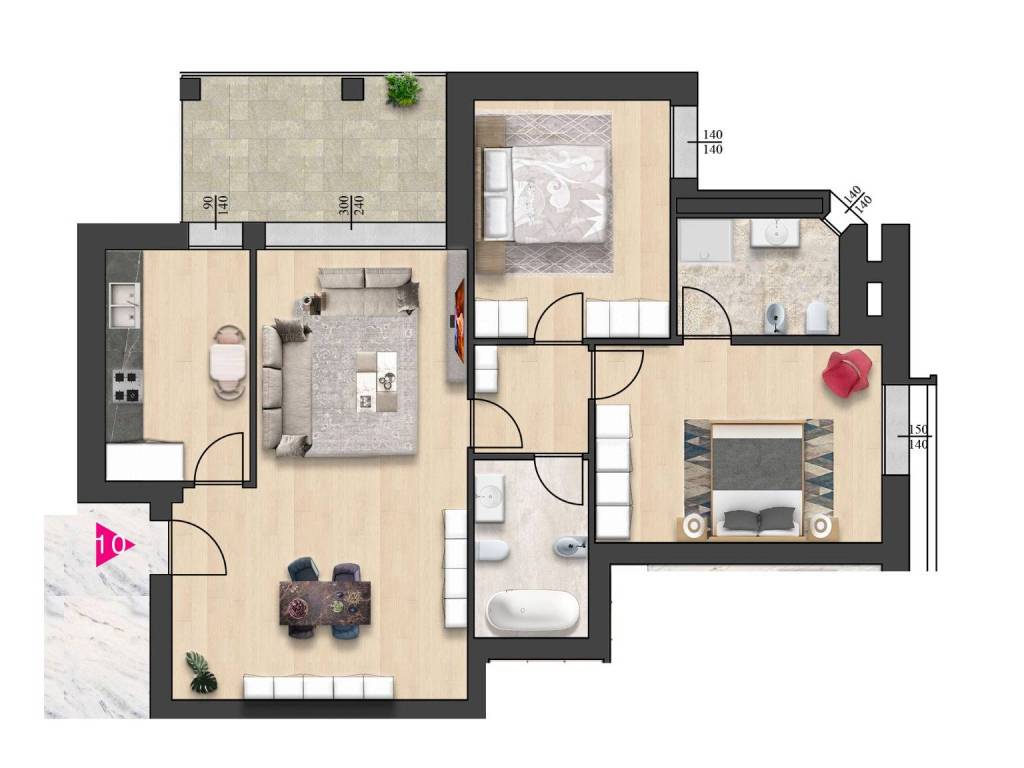 appartamento in vendita a Parma