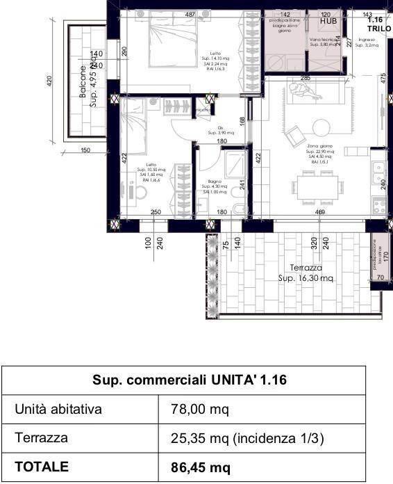 appartamento in vendita a Parma in zona Gaione