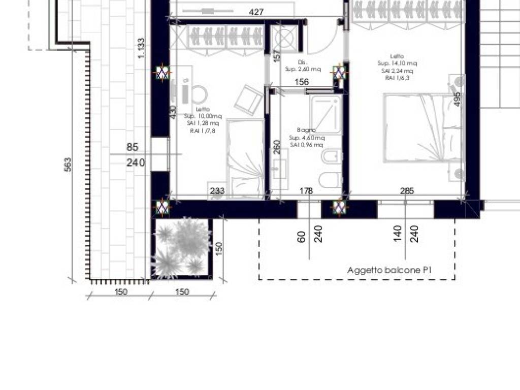 appartamento in vendita a Parma in zona Montanara