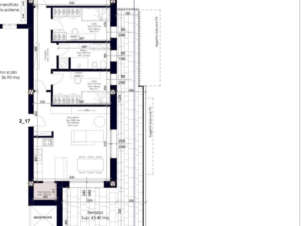 appartamento in vendita a Parma in zona Montanara