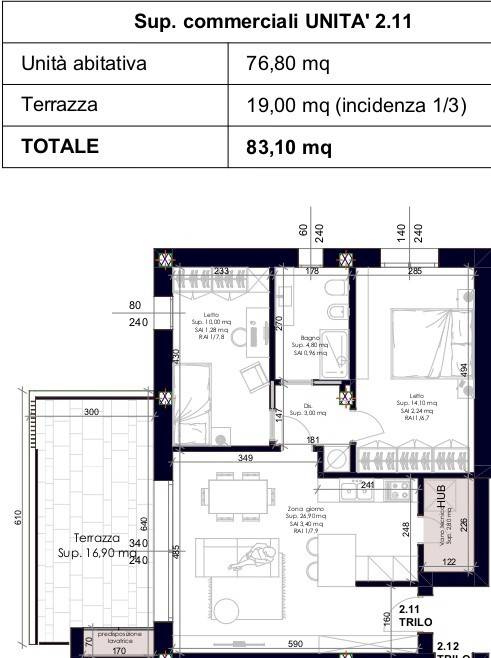 appartamento in vendita a Parma in zona Montanara