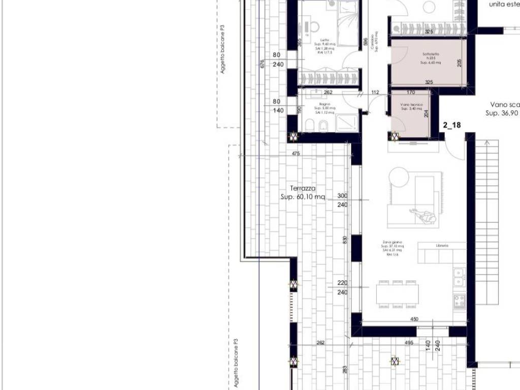 appartamento in vendita a Parma in zona Gaione